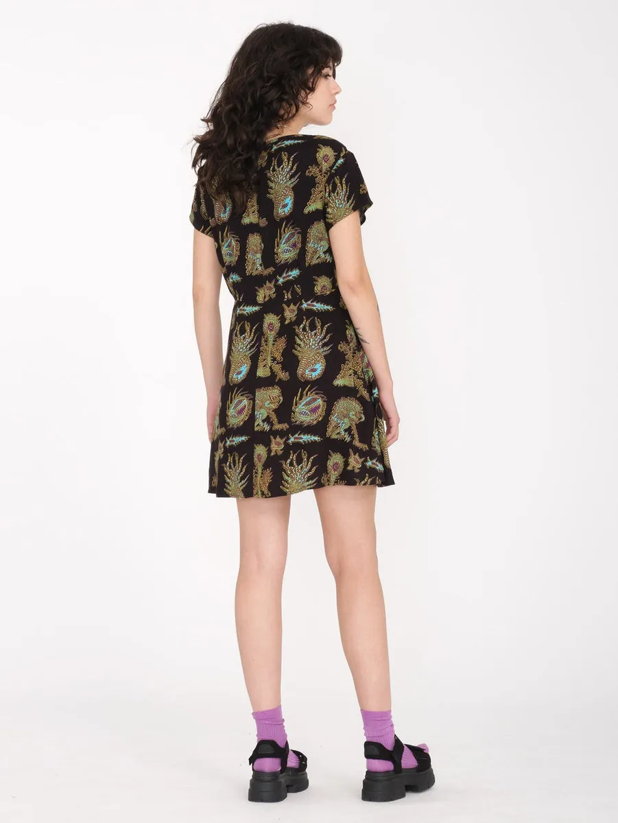 Tetsunori Dress - BLACK