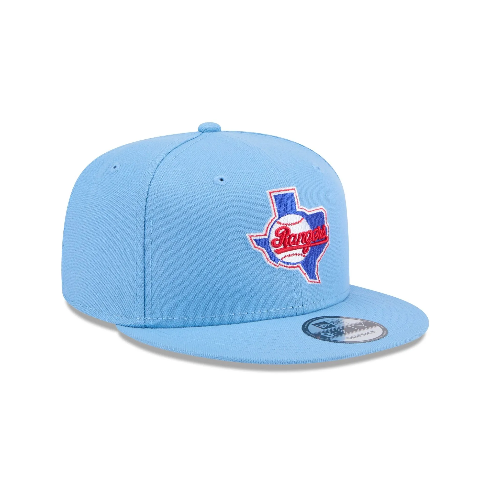 Texas Rangers Sky Blue 9FIFTY Snapback Hat