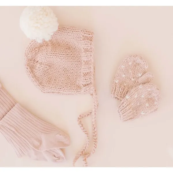 The Blueberry Hill Ari Bonnet Hat, Blush