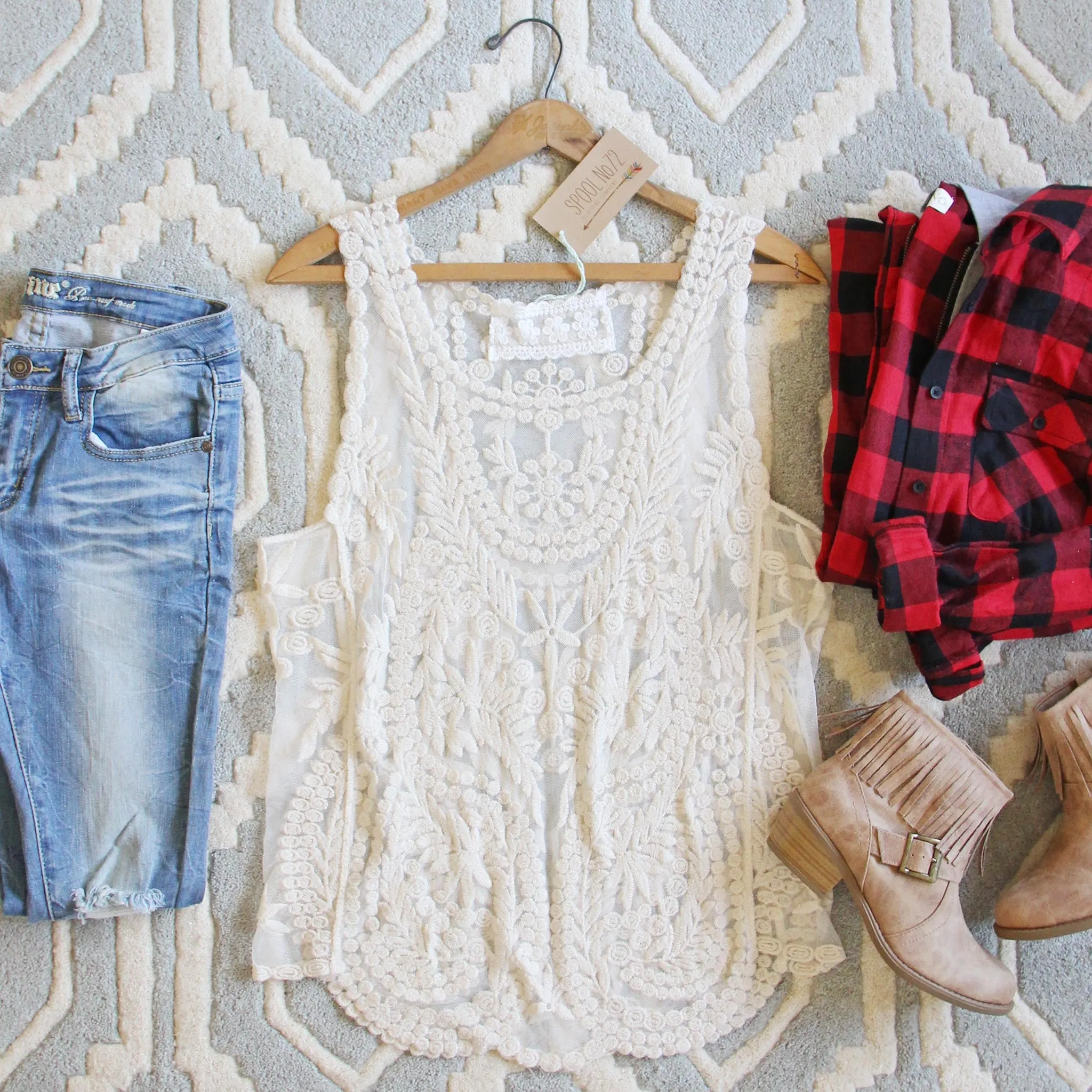 The Lace Basic Tank (wholesale)
