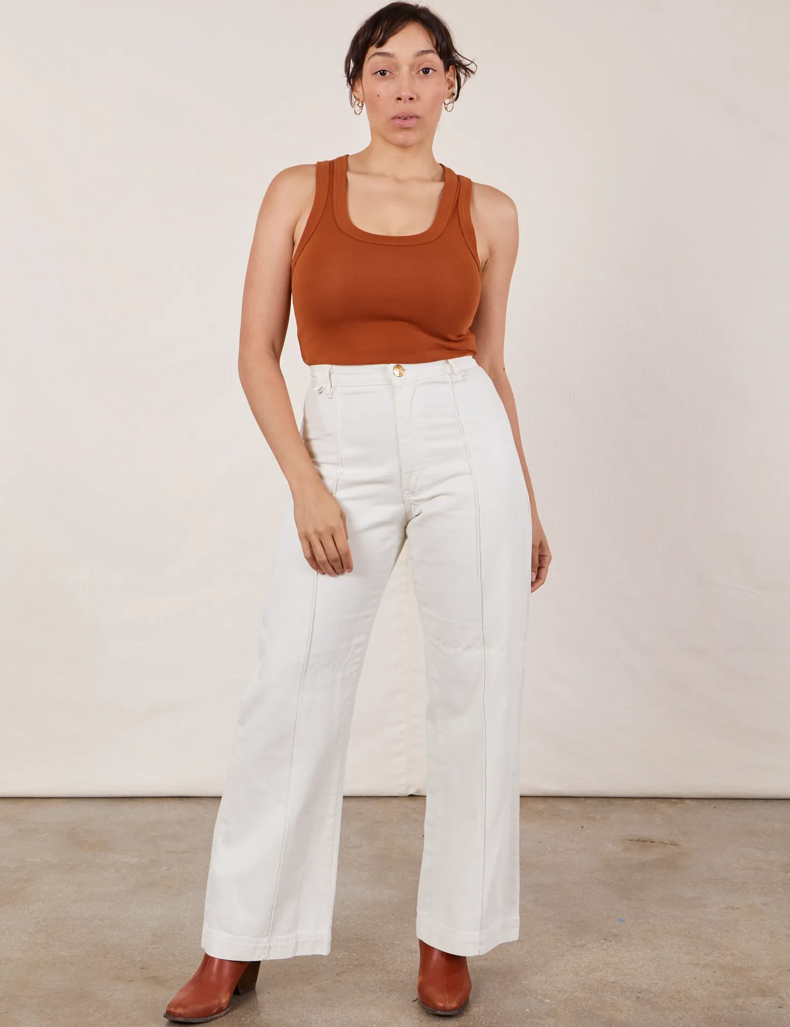 The Tank Top - Burnt Terracotta