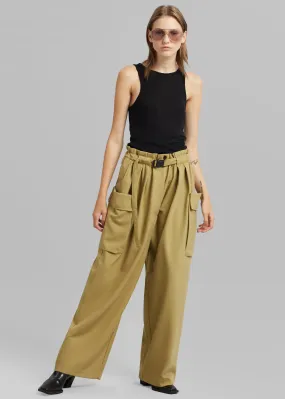 Tiarha Cargo Pants - Khaki