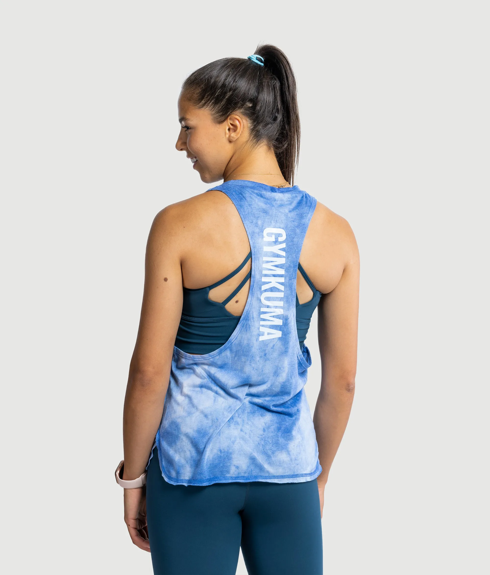 Tie Dye Tank - Sky Blue