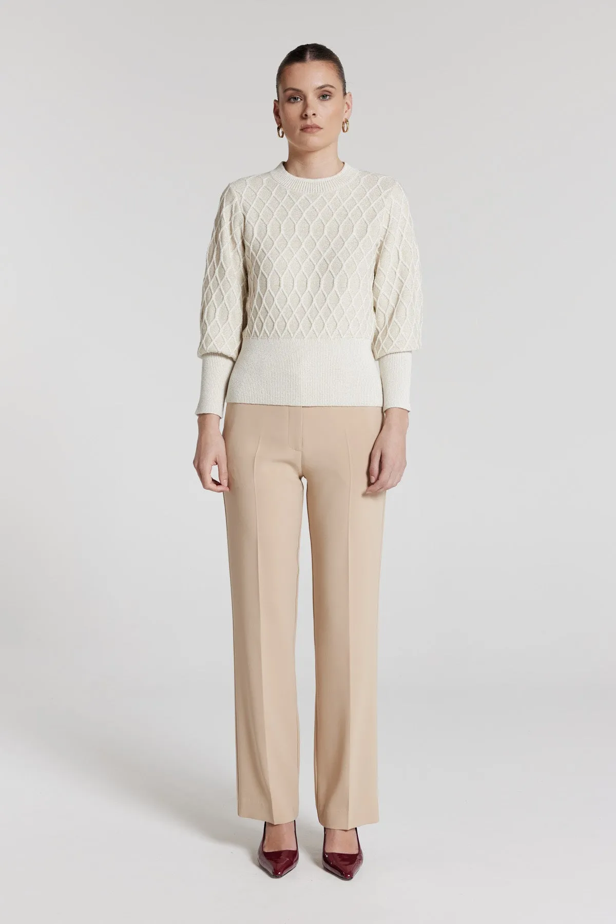 Tivoli Lurex Jumper - Soft Gold