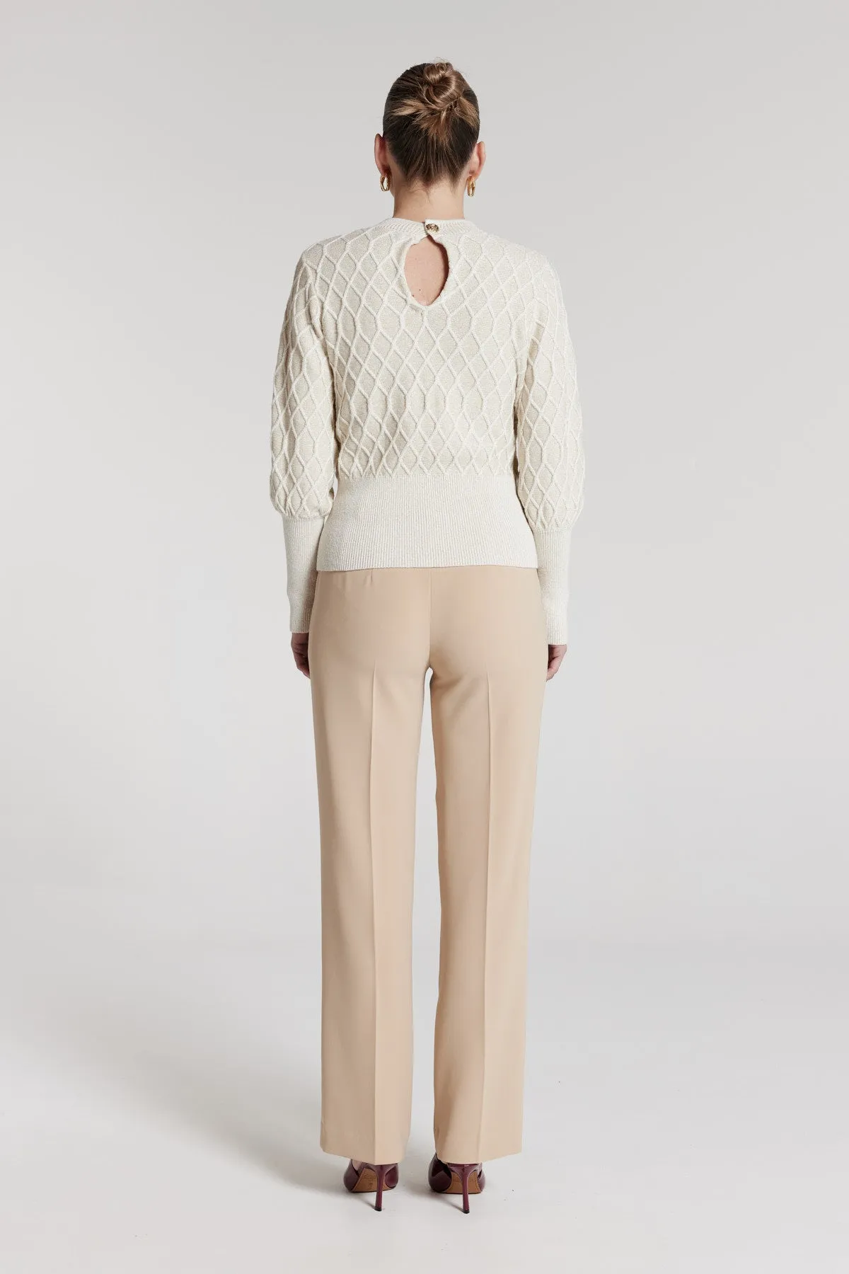 Tivoli Lurex Jumper - Soft Gold