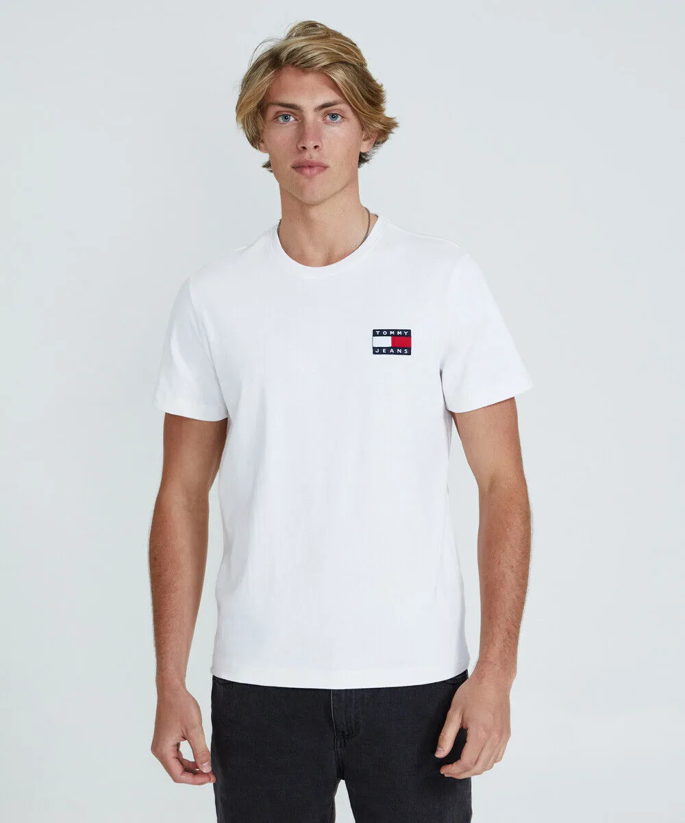 Tommy Jeans TJM Tommy Badge T-Shirt White