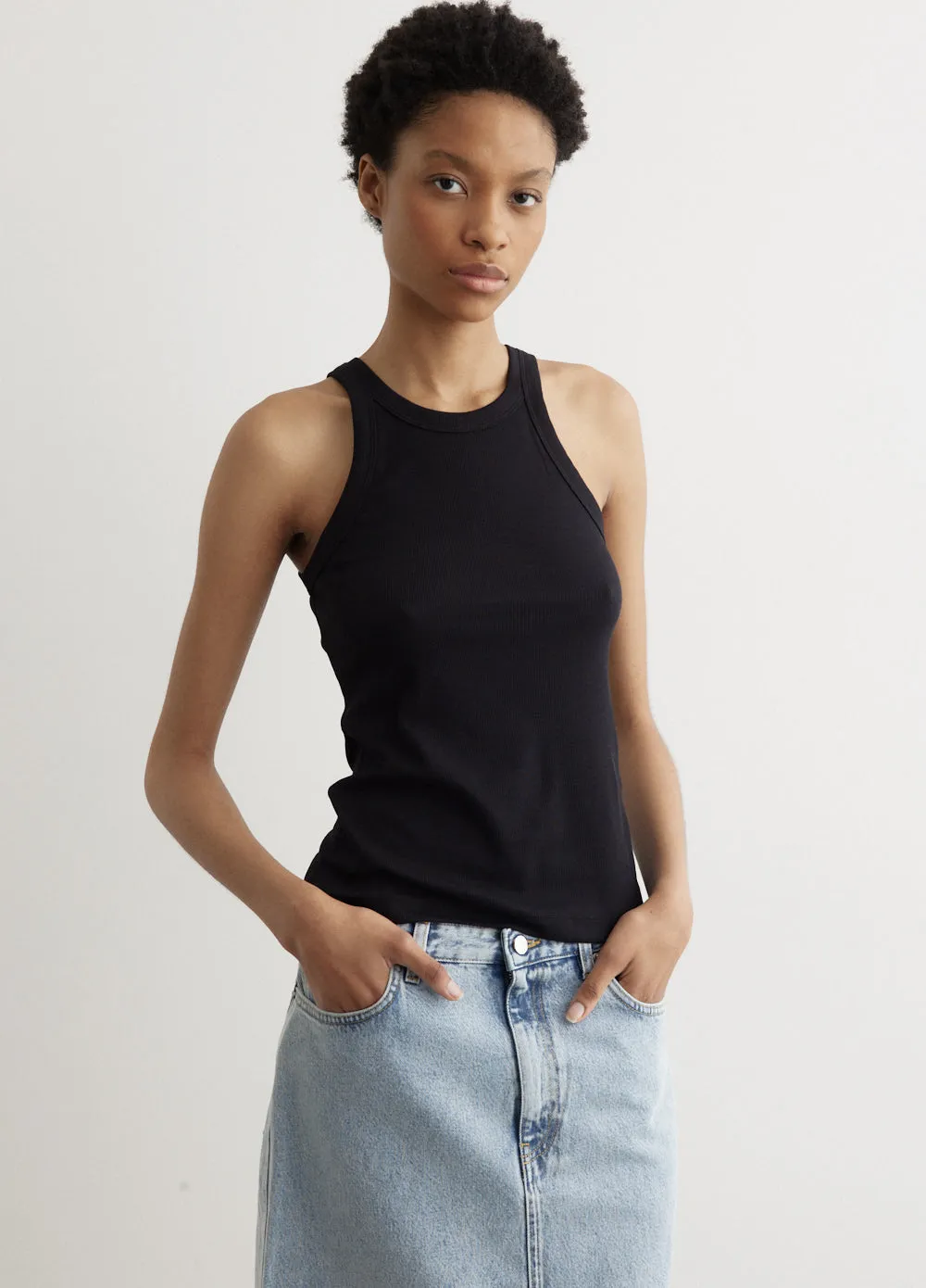 Toteme -  Curved Rib Tank - Tank