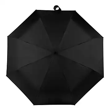 Totes ECO-BRELLA® X-TRA STRONG Black Auto Open & Close PU Umbrella | Grattan