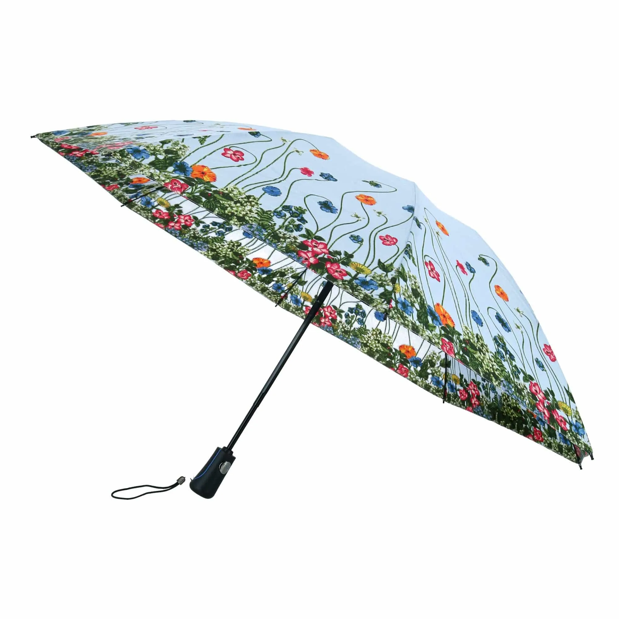 Totes Women's Flower Garden Print Auto Open and Close Inbrella Umbrella