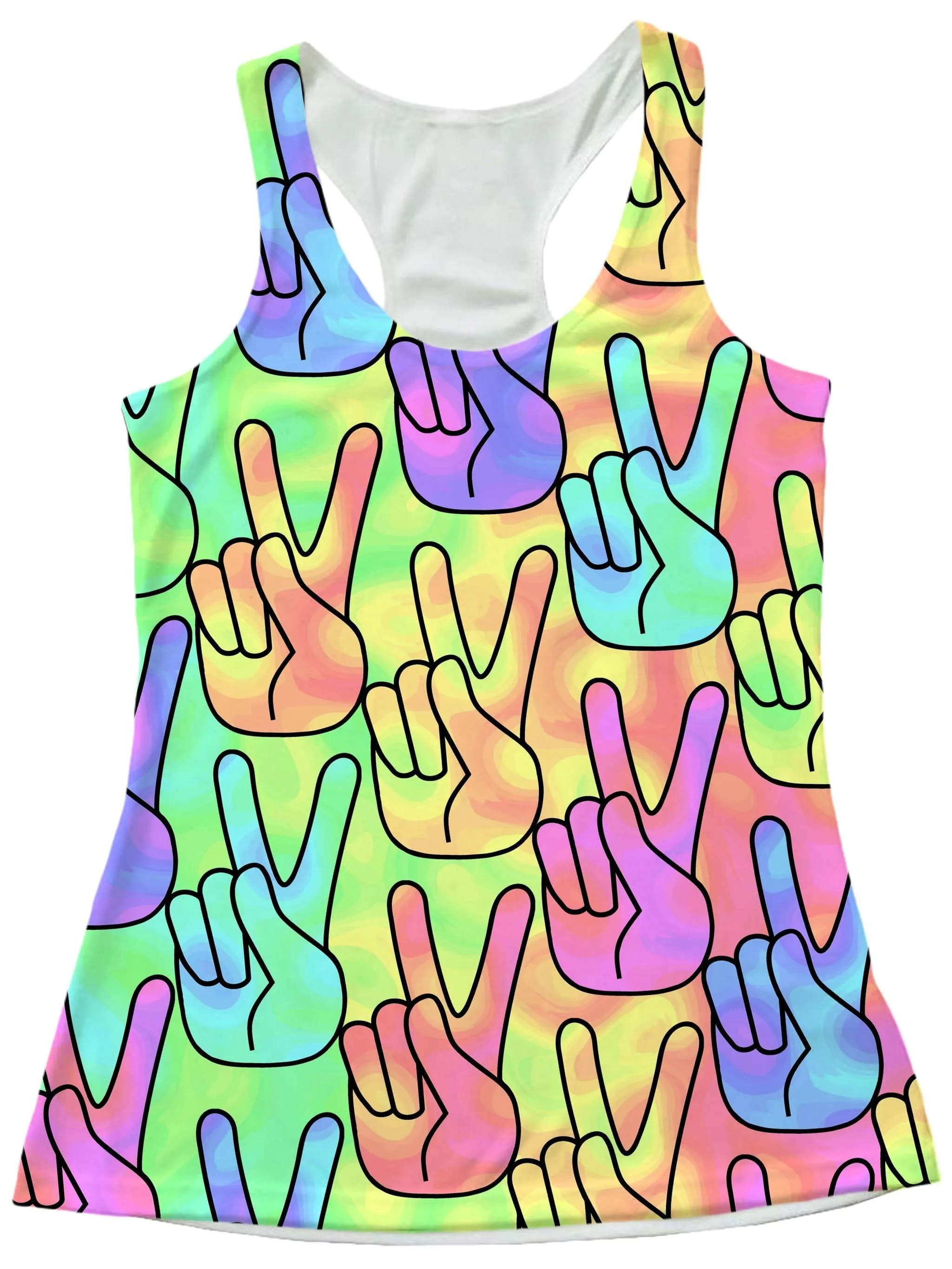Trippy Peace Signs Women's Tank