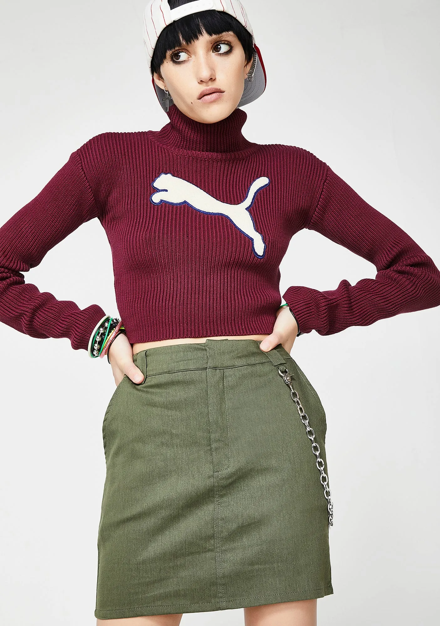 Tuff Love Chain Skirt-