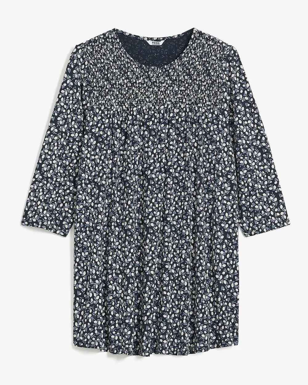 Tunic Knit Top with Smocking