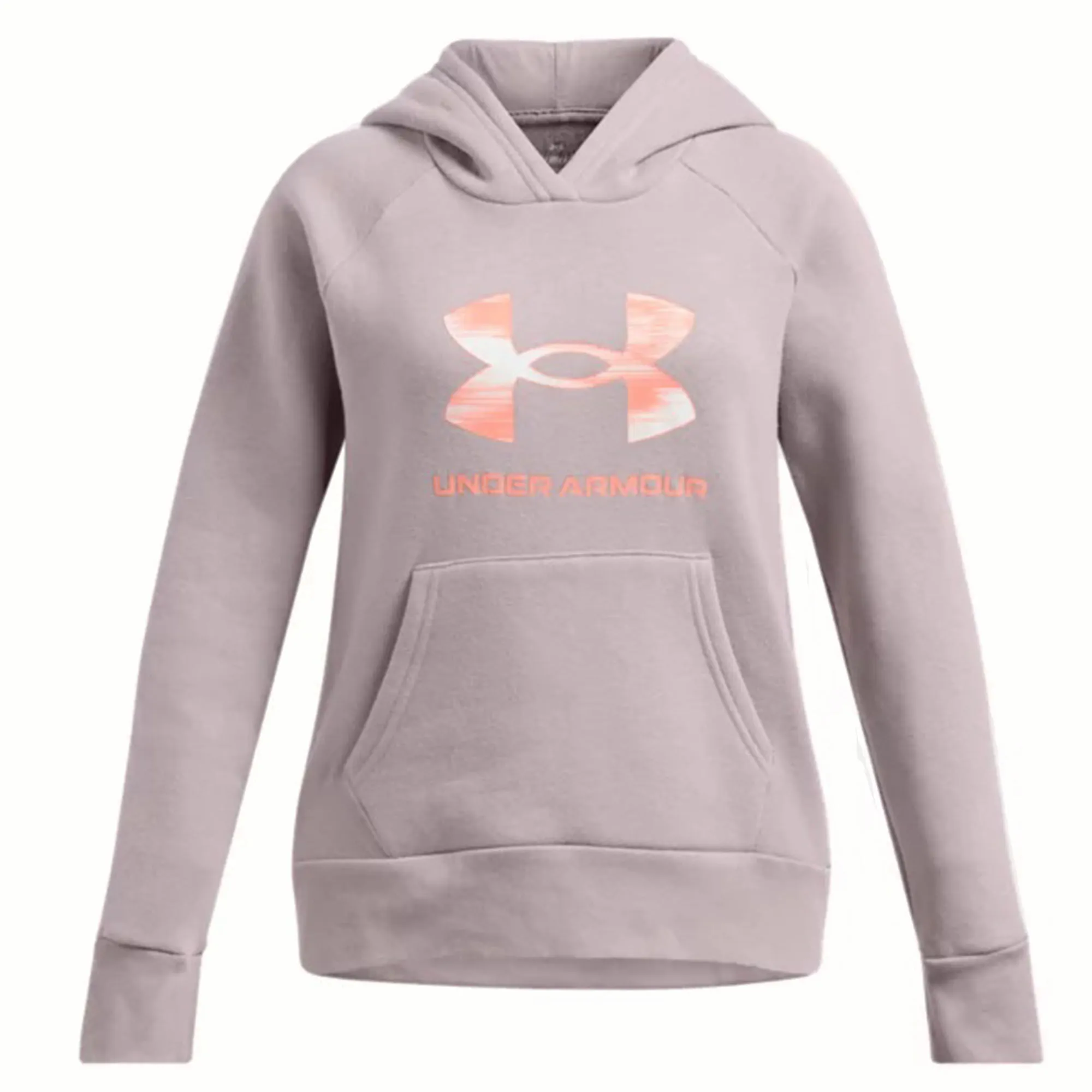 Under Armour Girl's UA Rival Fleece Big Logo Print Fill Hoodie