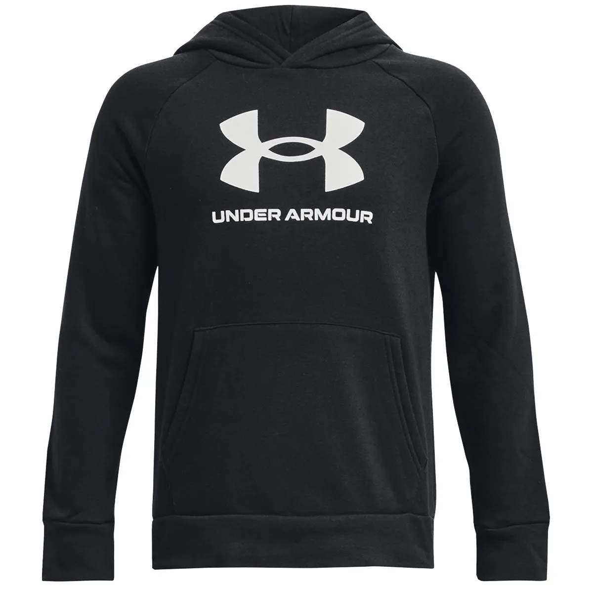 Under Armour Rival Fleece Big Logo Hoodie - Boys - Black/White