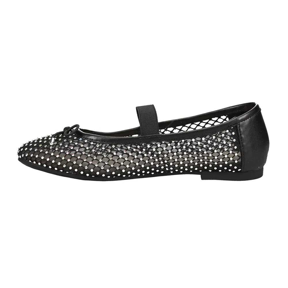 Unica Rhinestone Mary Jane Flats