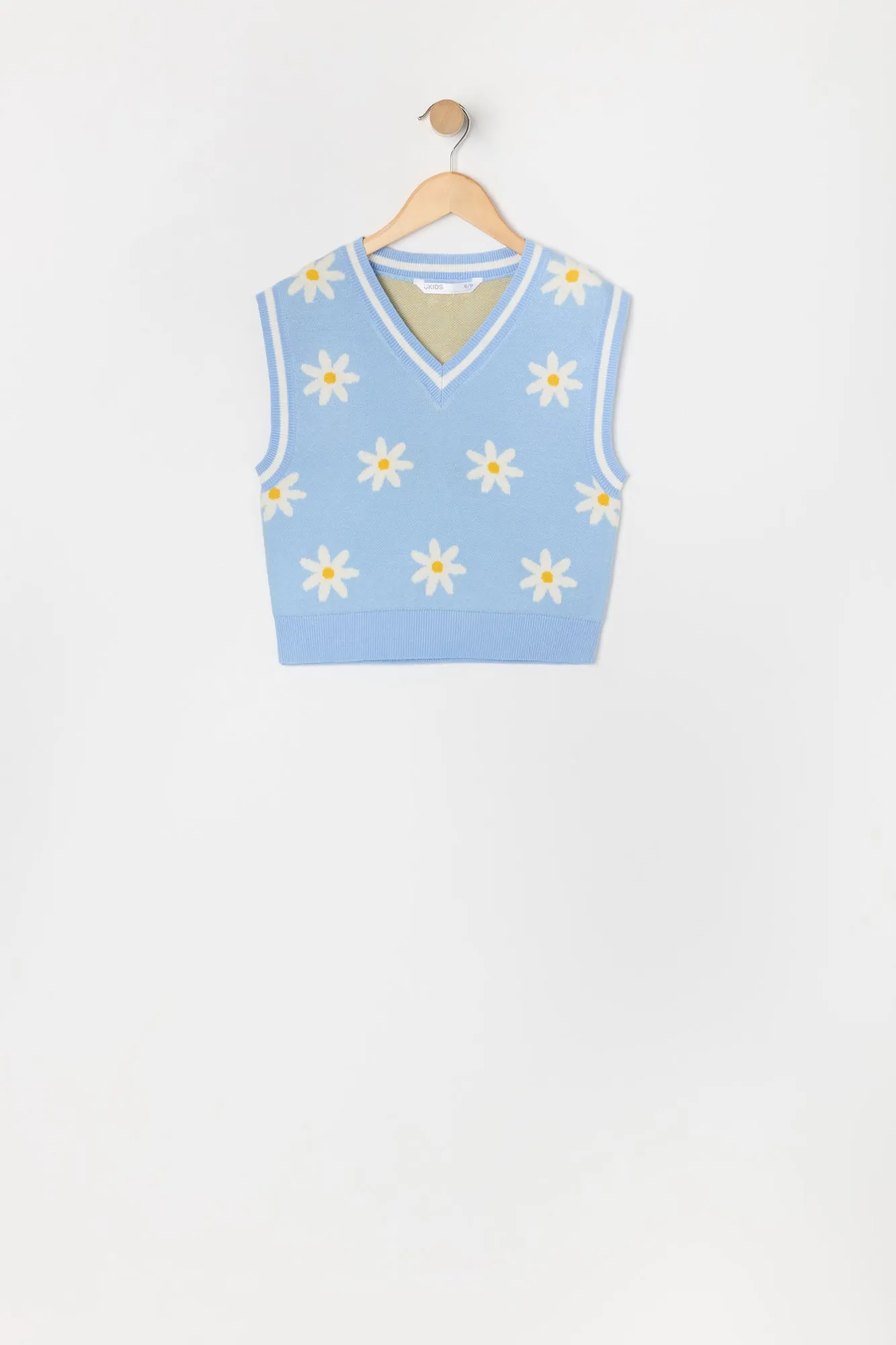 Urban Kids Girls Daisy Knit Vest