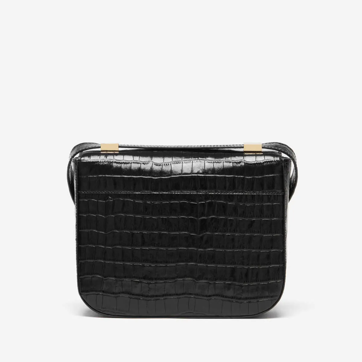 Vancouver Bag - Black Croc Effect