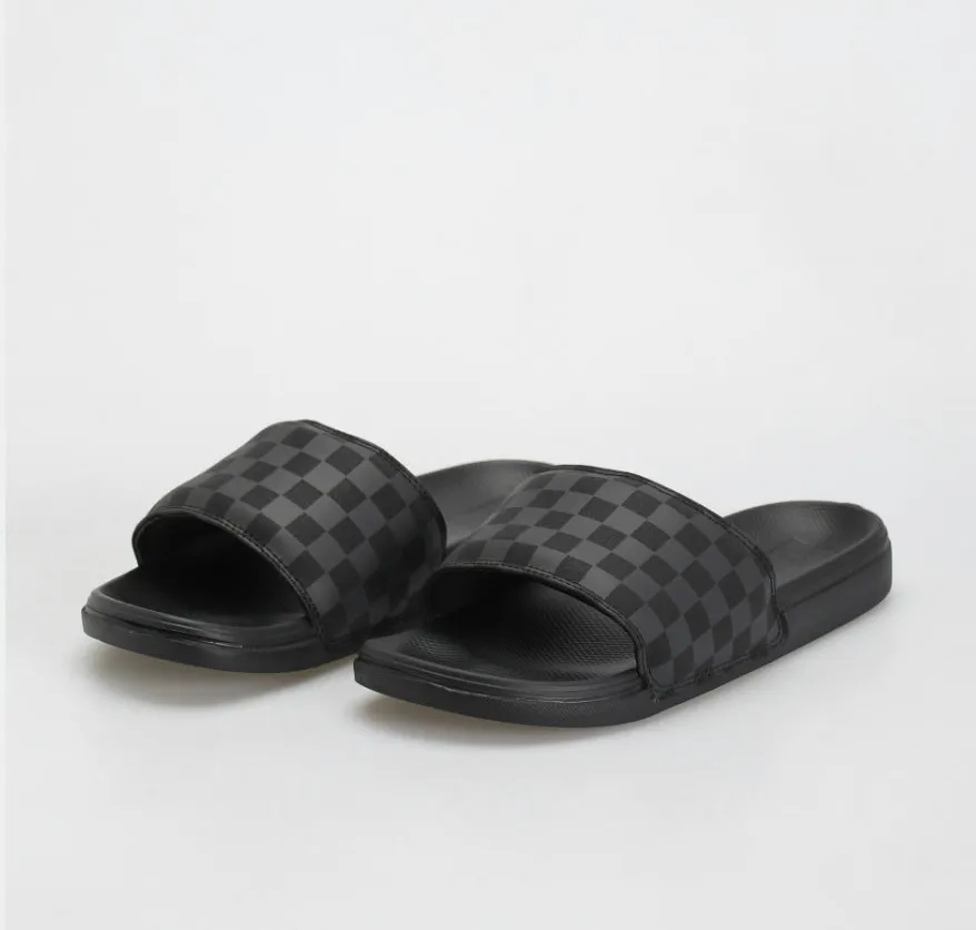 Vans - La Costa Slide-On Checkerboard - Black/Black