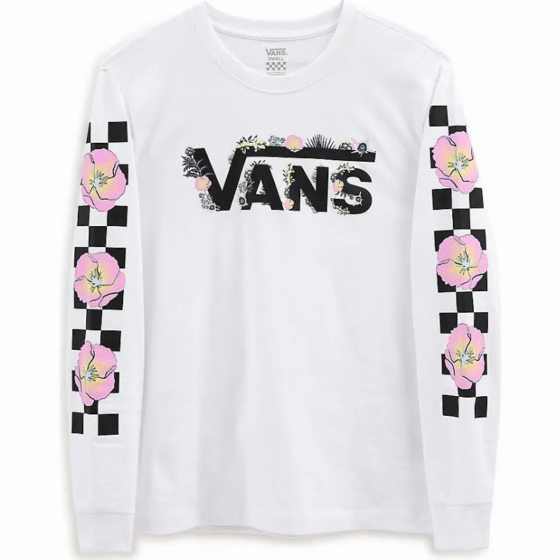 Vans TROPPY V T-SHIRT (WHITE) WOMEN WHITE