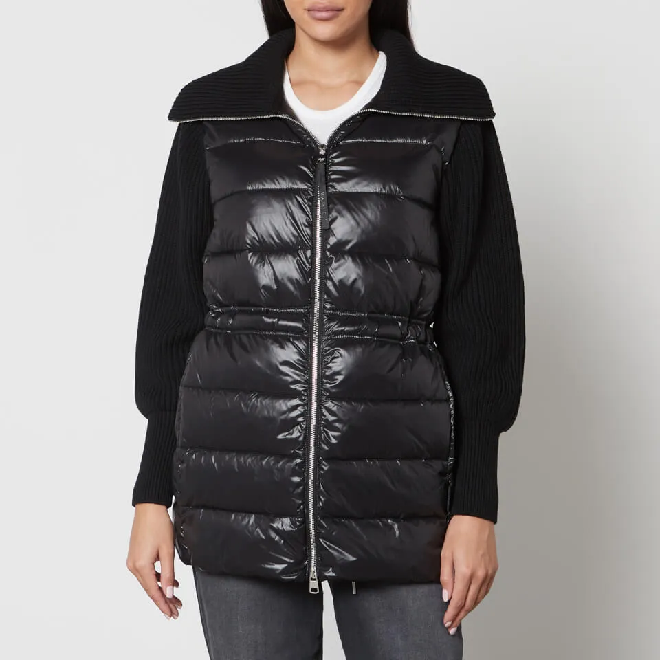 Varley Montrose Nylon and Knit Zip Through Jacket - XS | Coggles