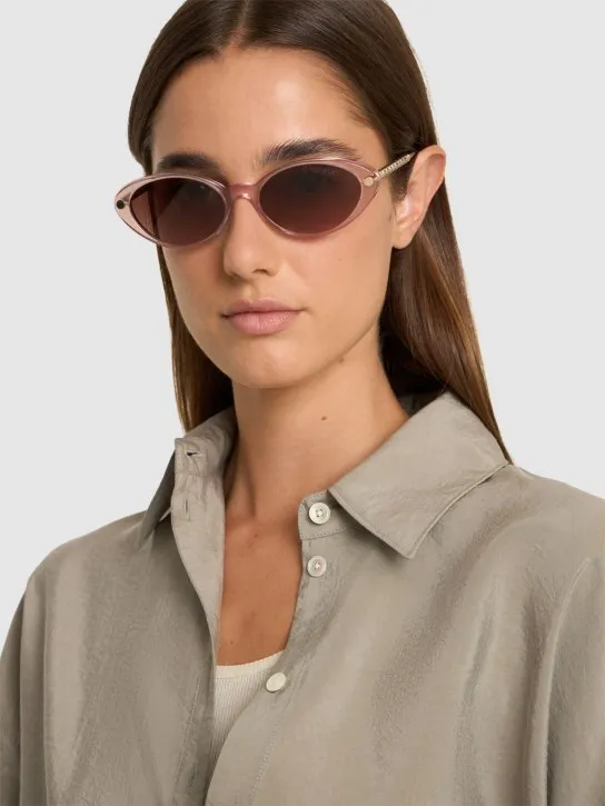 Versace   Round acetate sunglasses 