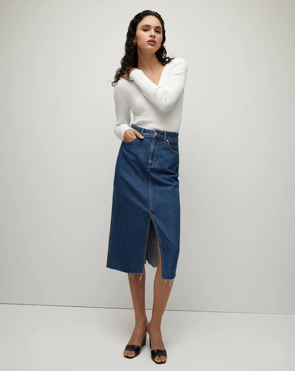 VICTORIA DENIM SKIRT