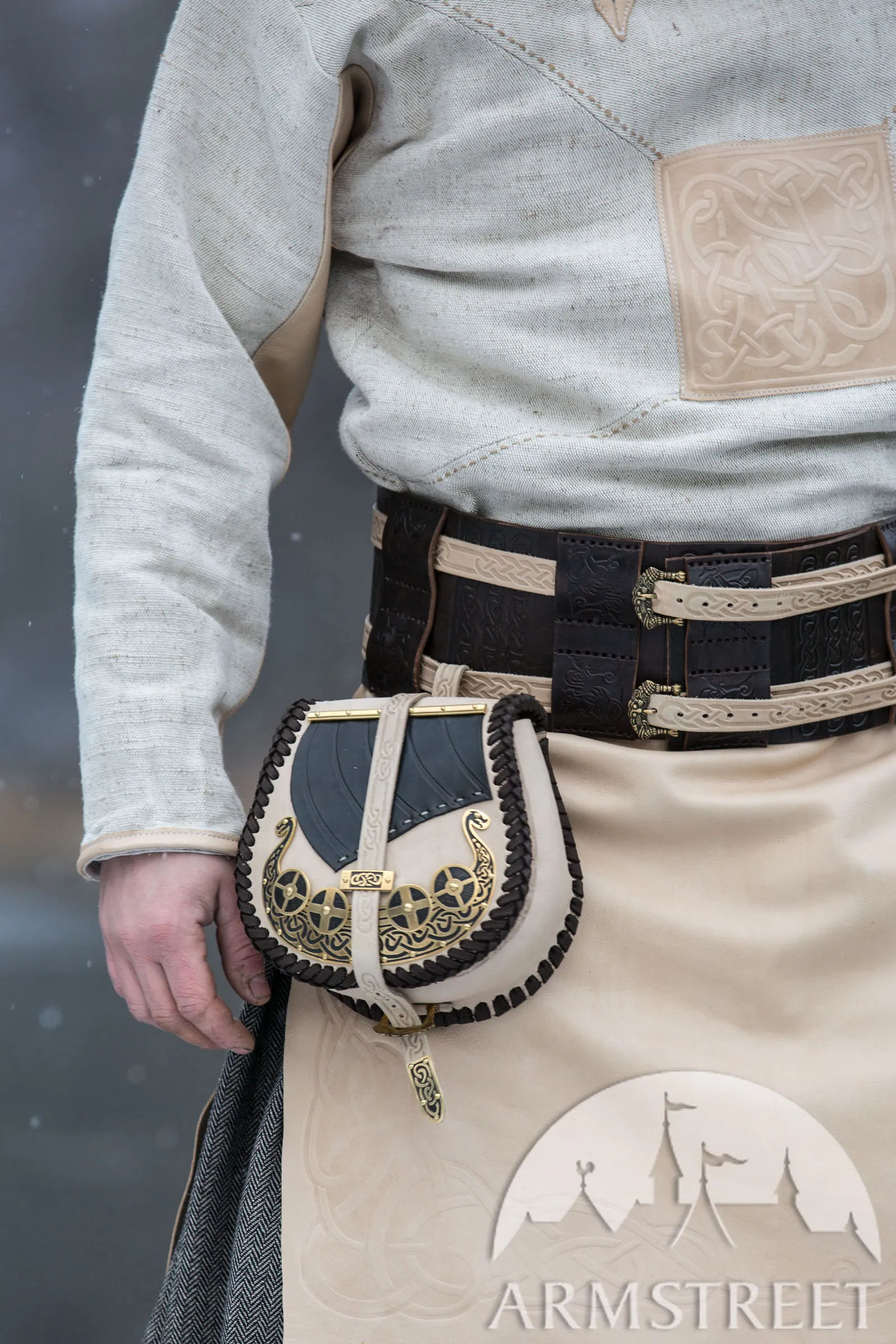 Viking Leather Bag “Drakkar”