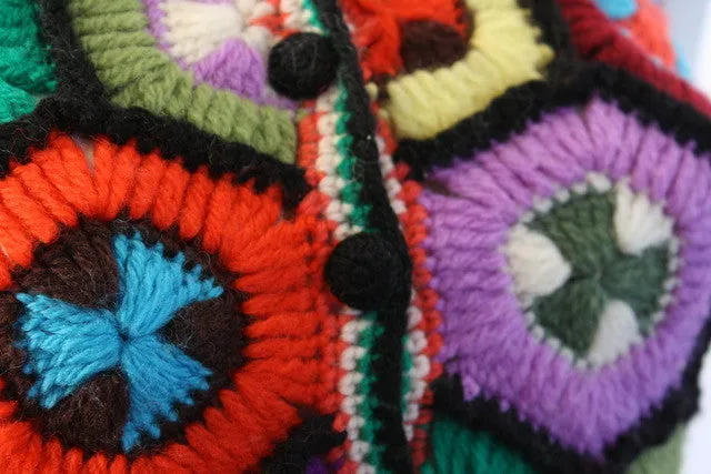 Vintage 1972 ADOLFO Crochet Vest