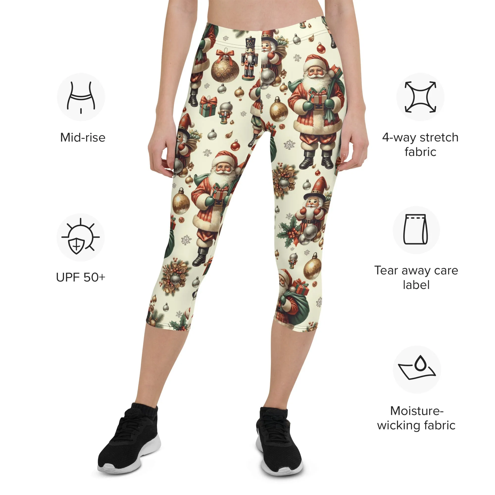 Vintage Christmas Capris