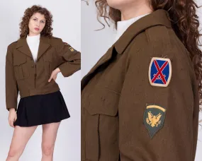 Vintage Korean War Era Cropped Ike Army Jacket - 40R