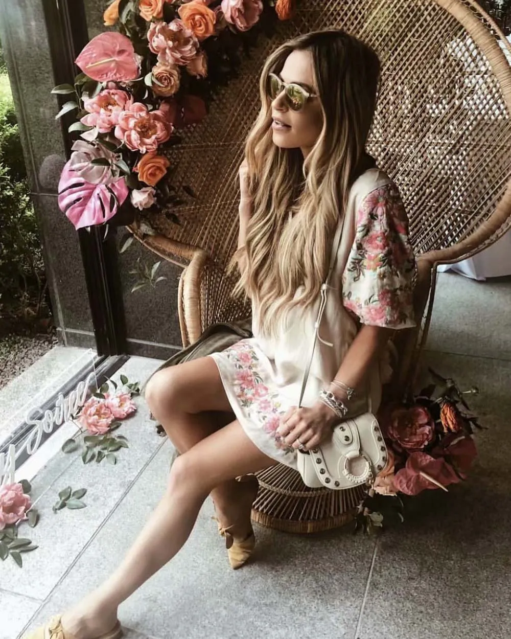 Virgo Embroidered Dress