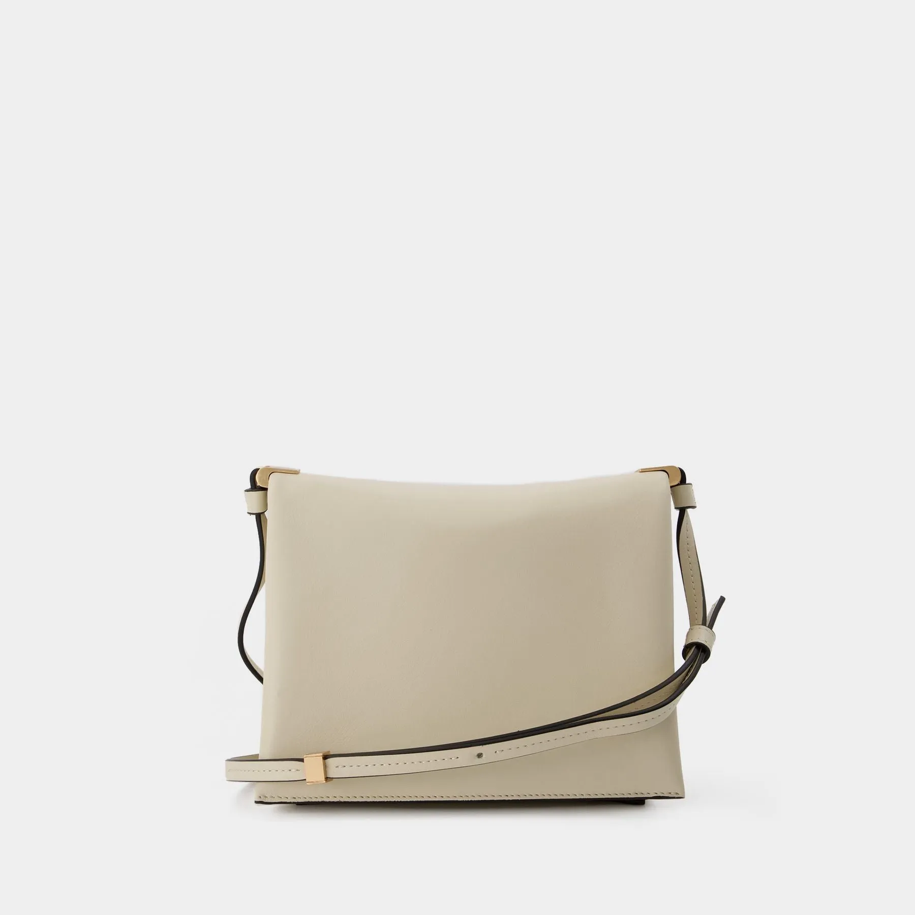 Wandler  Uma Box Bag in Beige Leather