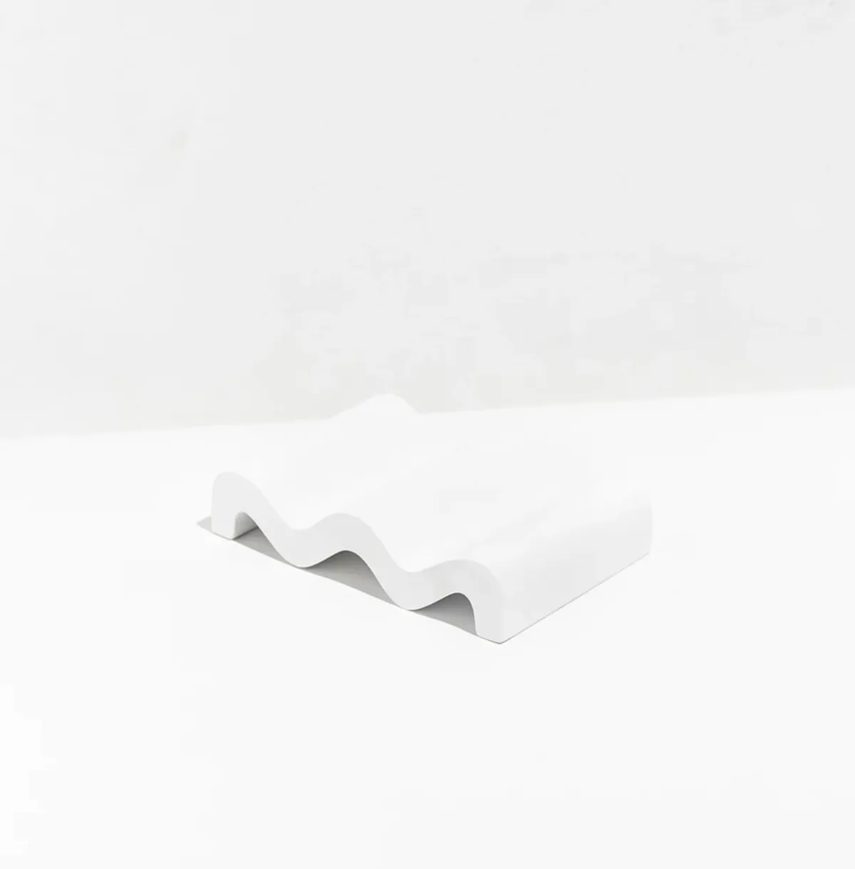 Wave Soap Dish - White