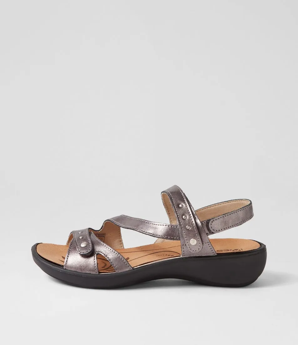 WESTLAND BY JOSEF SEIBEL Ibiza 70 Anthrazit Leather Sandals