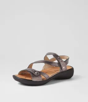 WESTLAND BY JOSEF SEIBEL Ibiza 70 Anthrazit Leather Sandals