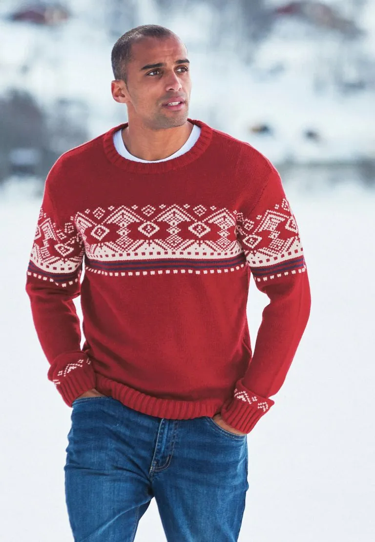 Whistler Berry Fairisle Jumper