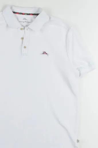 White Tommy Bahama Polo Shirt