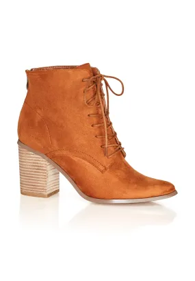 WIDE FIT Rina Boot - tan