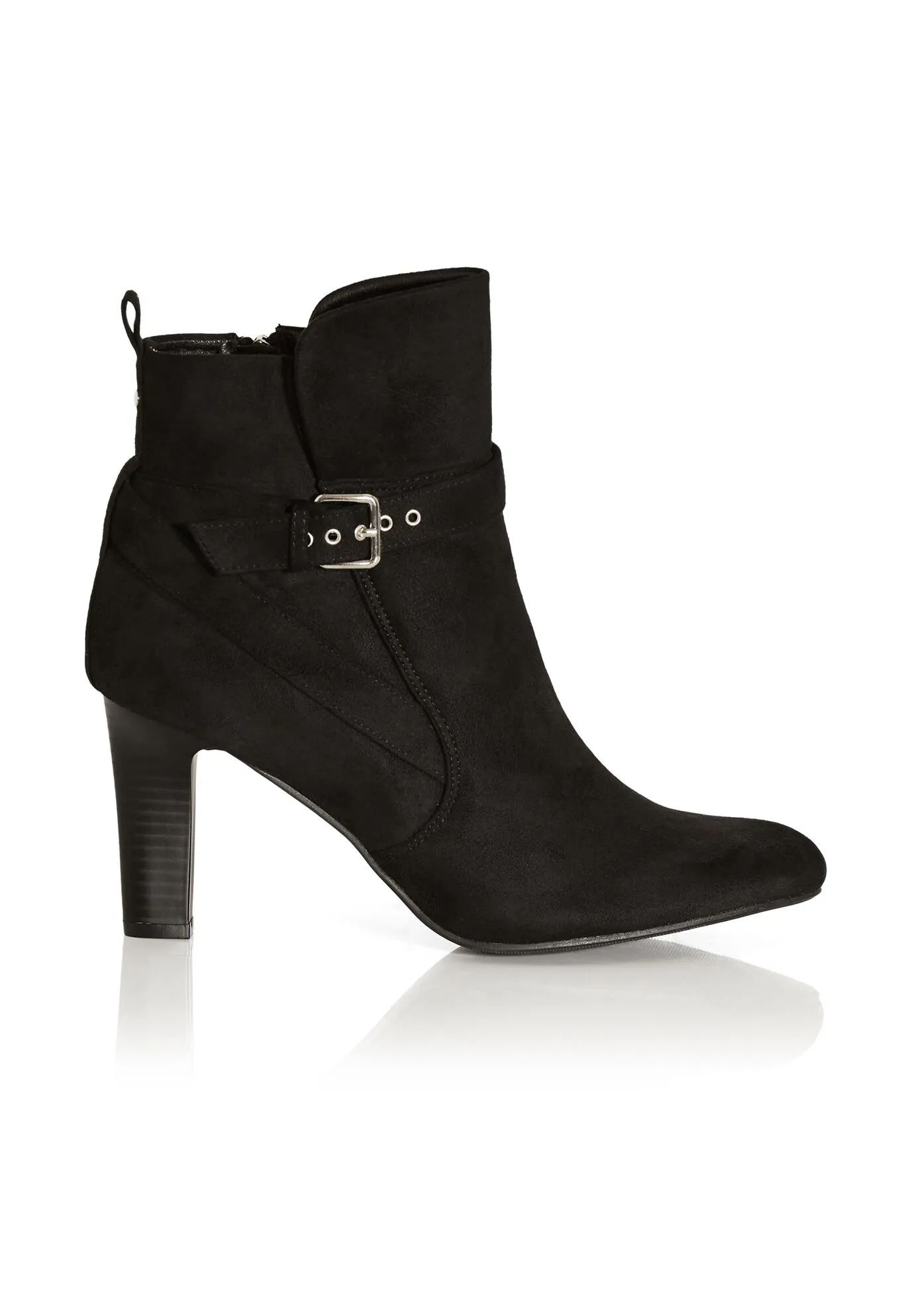 WIDE FIT Tara Ankle Boot - black