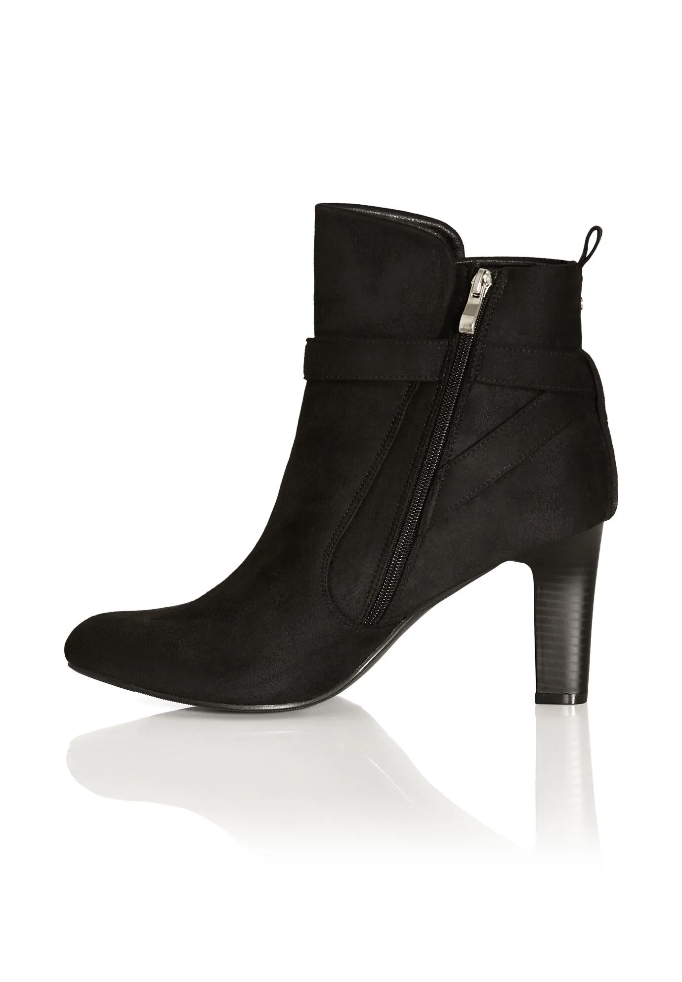 WIDE FIT Tara Ankle Boot - black