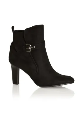 WIDE FIT Tara Ankle Boot - black