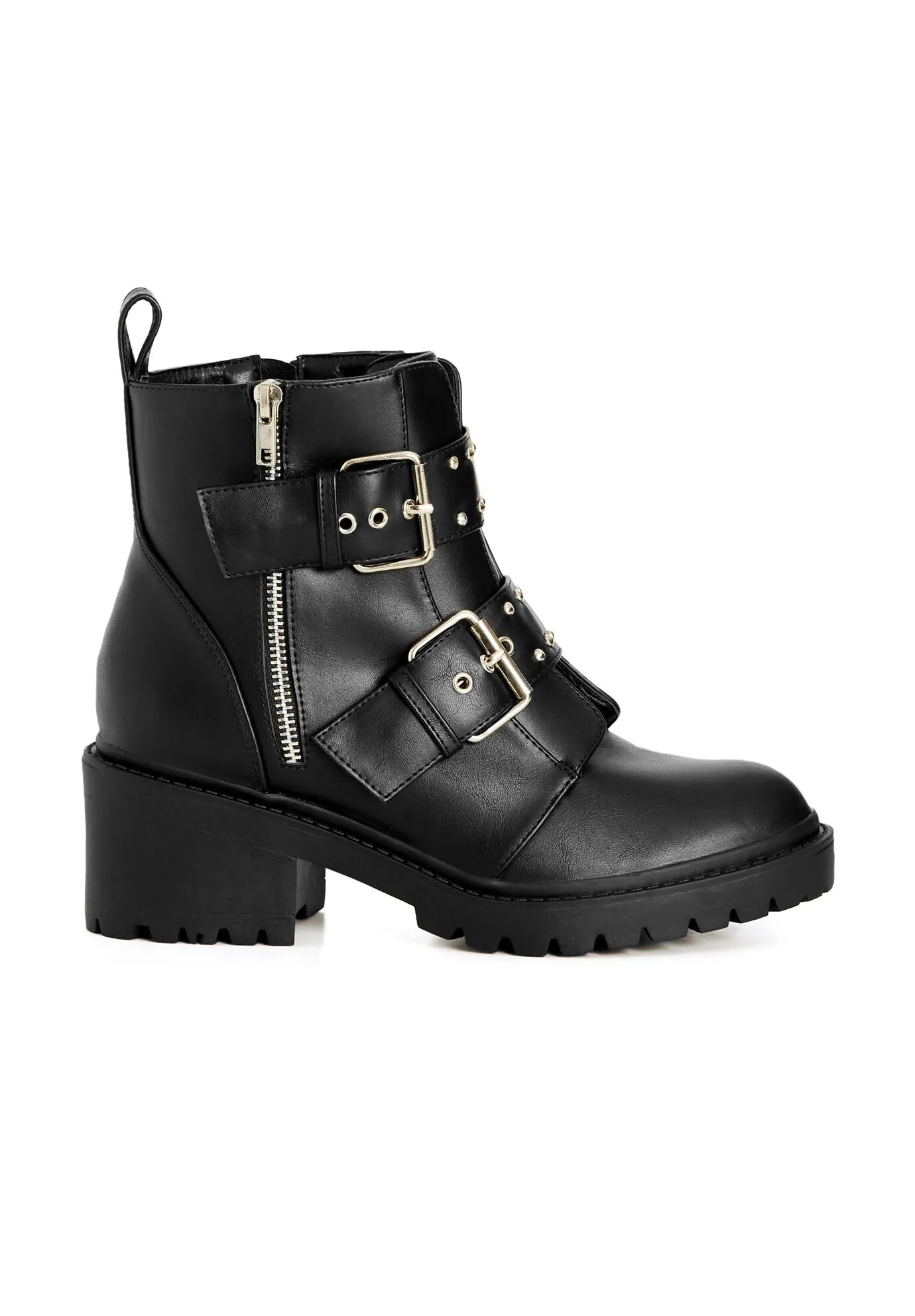 WIDE FIT Thalia Ankle Boot - black