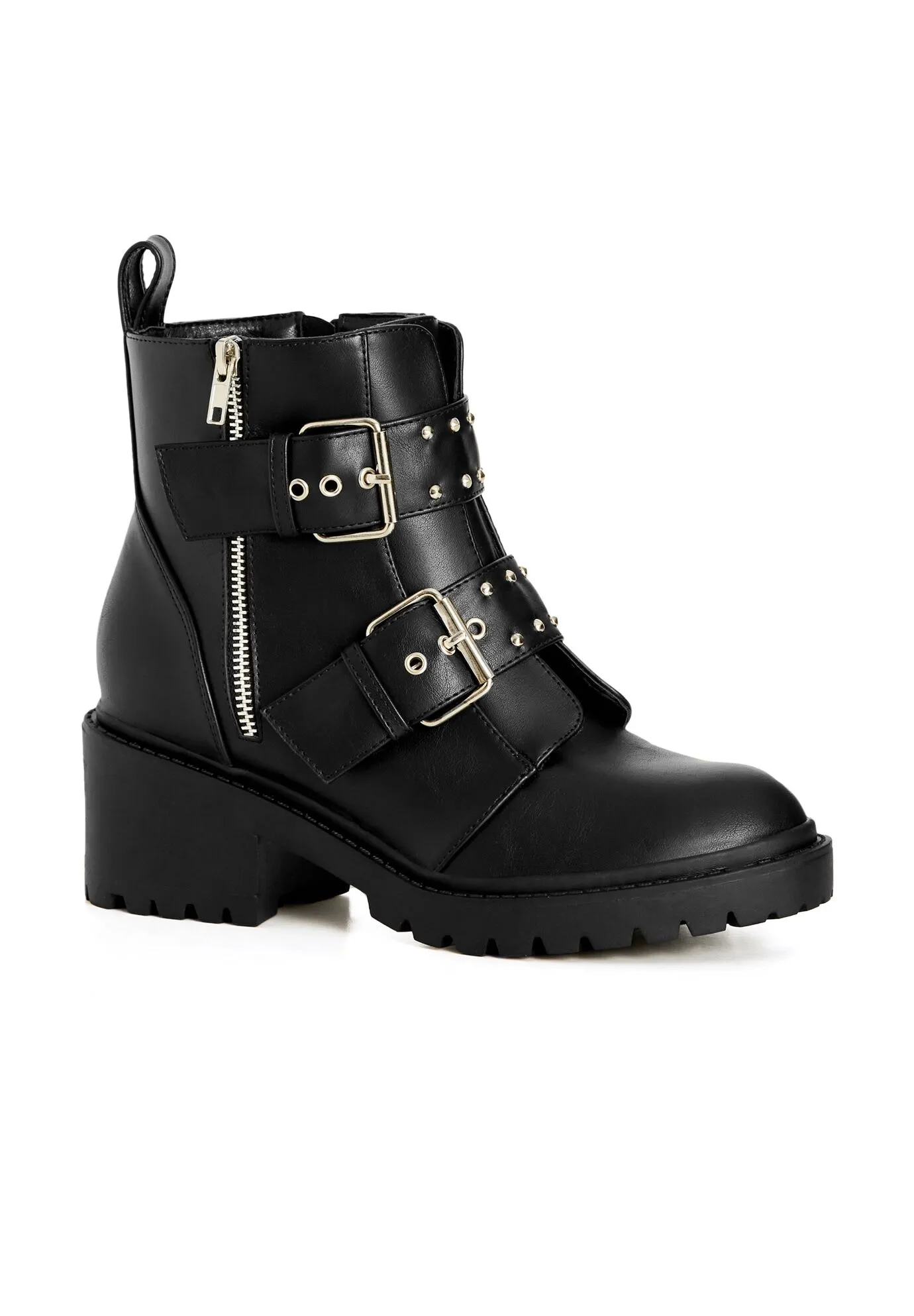 WIDE FIT Thalia Ankle Boot - black