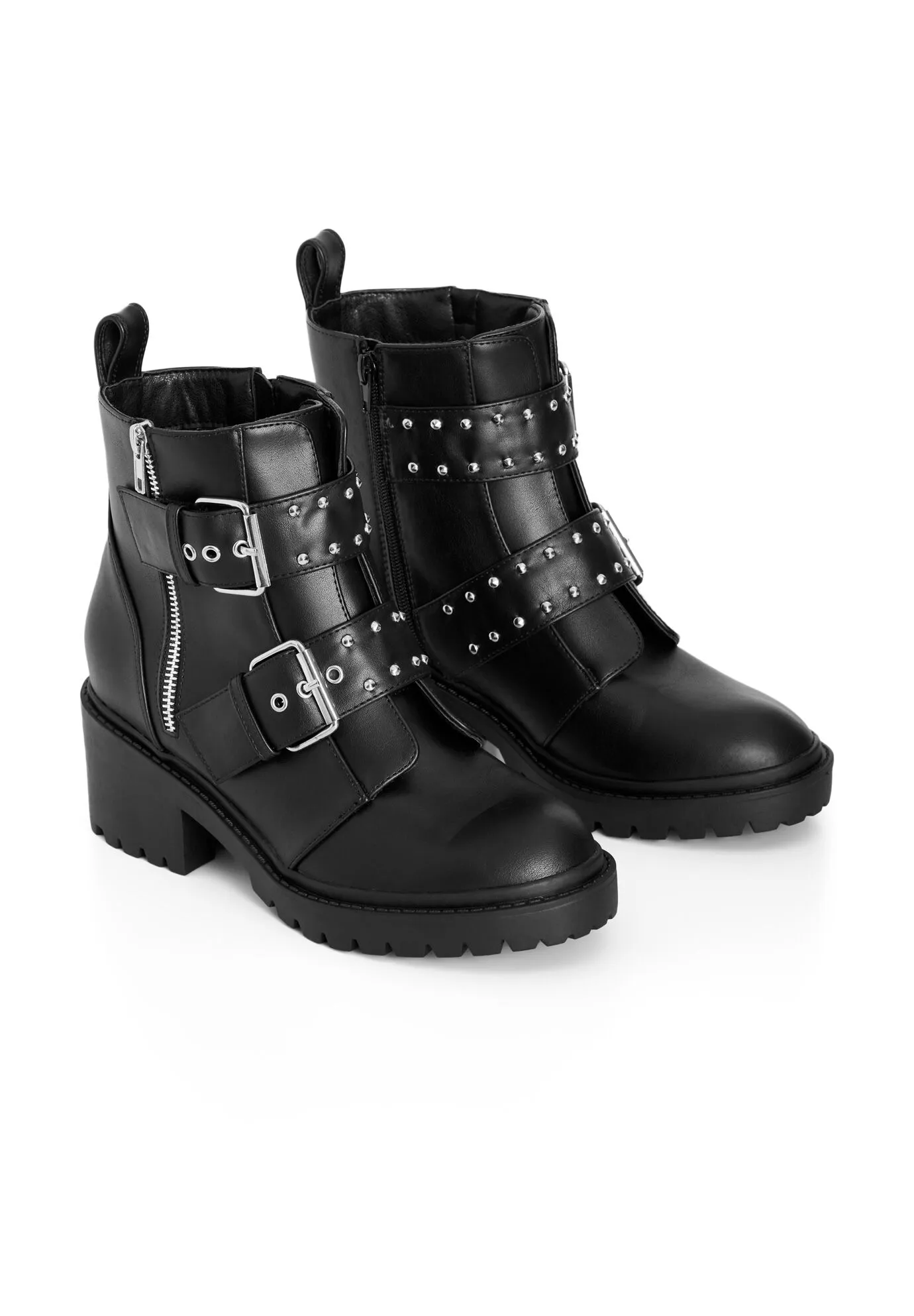 WIDE FIT Thalia Ankle Boot - black