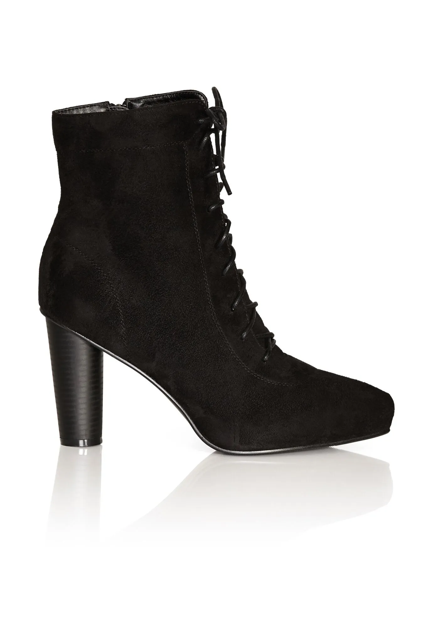 WIDE FIT Vitti Ankle Boot - black