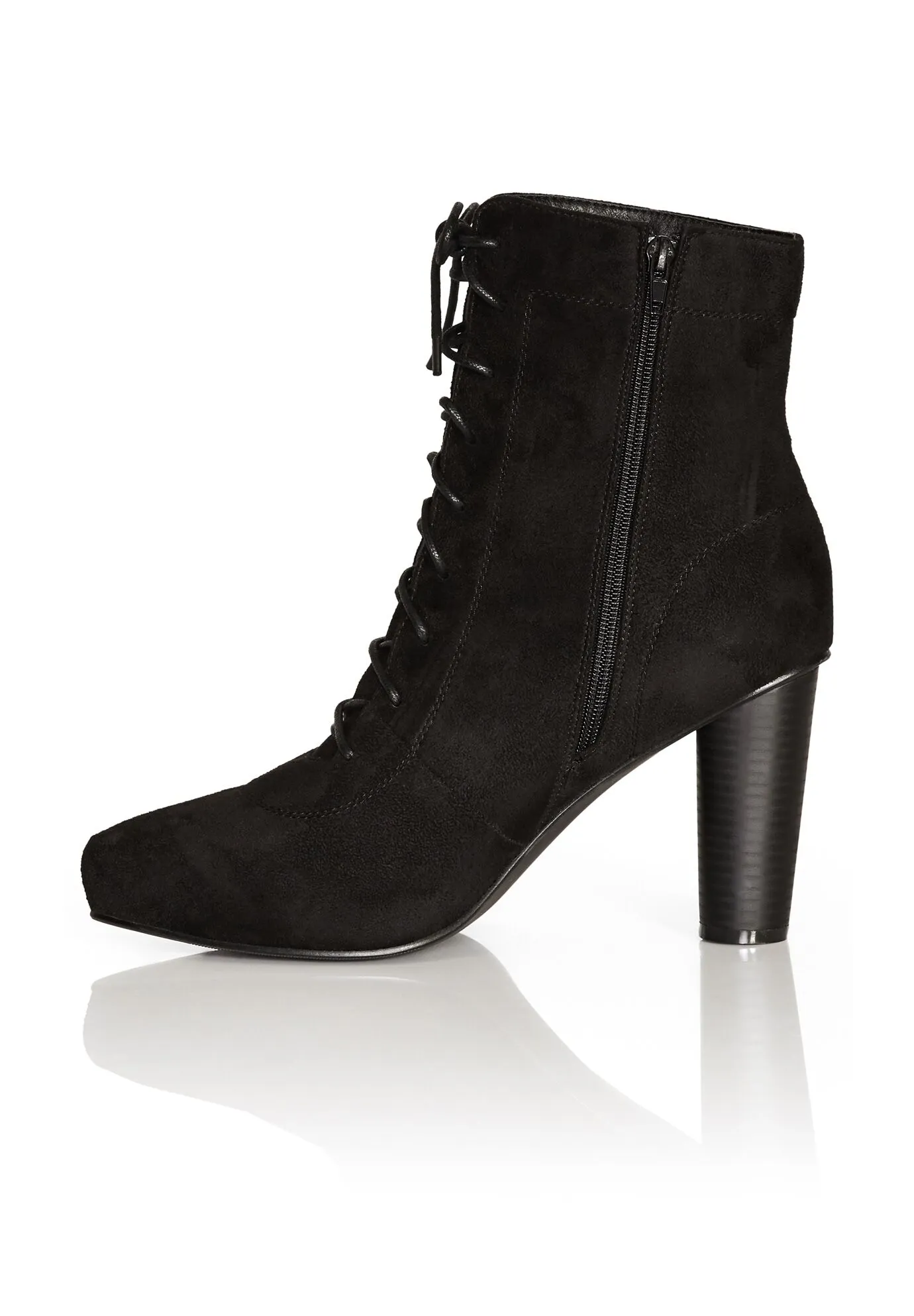 WIDE FIT Vitti Ankle Boot - black