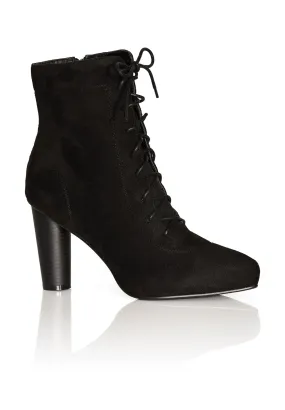 WIDE FIT Vitti Ankle Boot - black