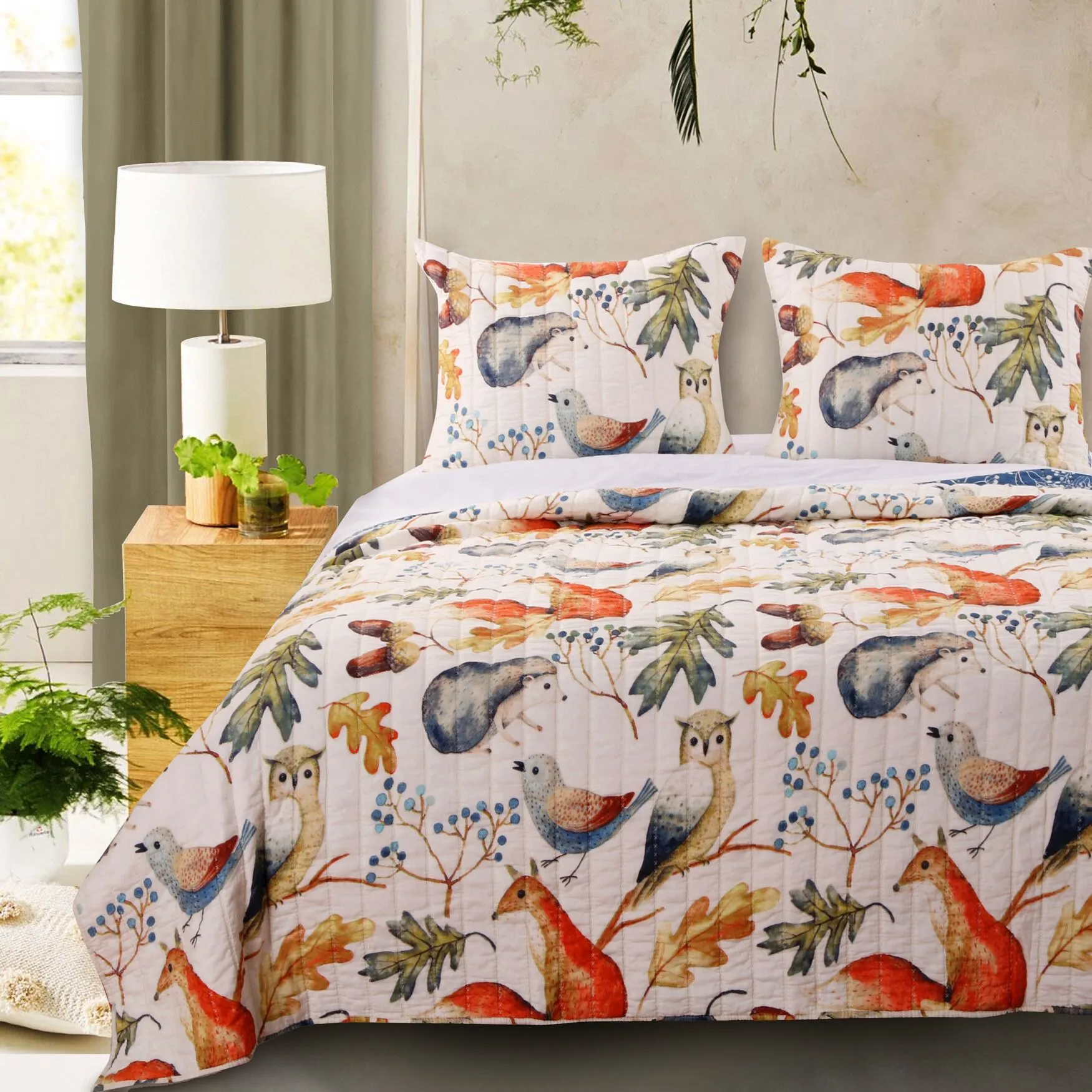 Willow Quilt and Pillow Sham Set