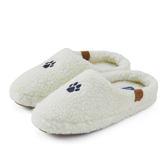 Women's Dog Paw Berber Clog Slipper