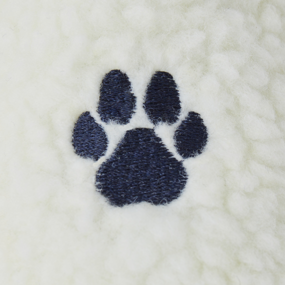 Women's Dog Paw Berber Clog Slipper